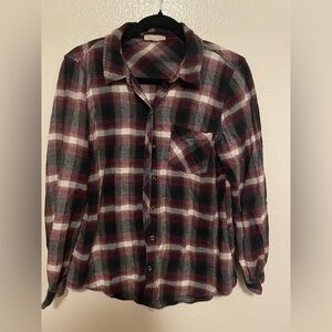 Long Sleeve Plaid Shirt